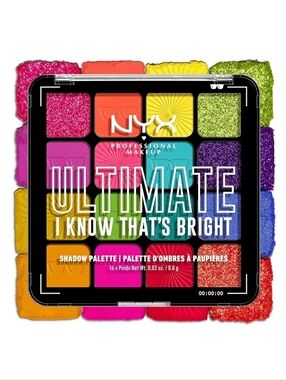 NYX Ultimate I Know That's Bright Eyeshadow Palette - Bright Multicolor